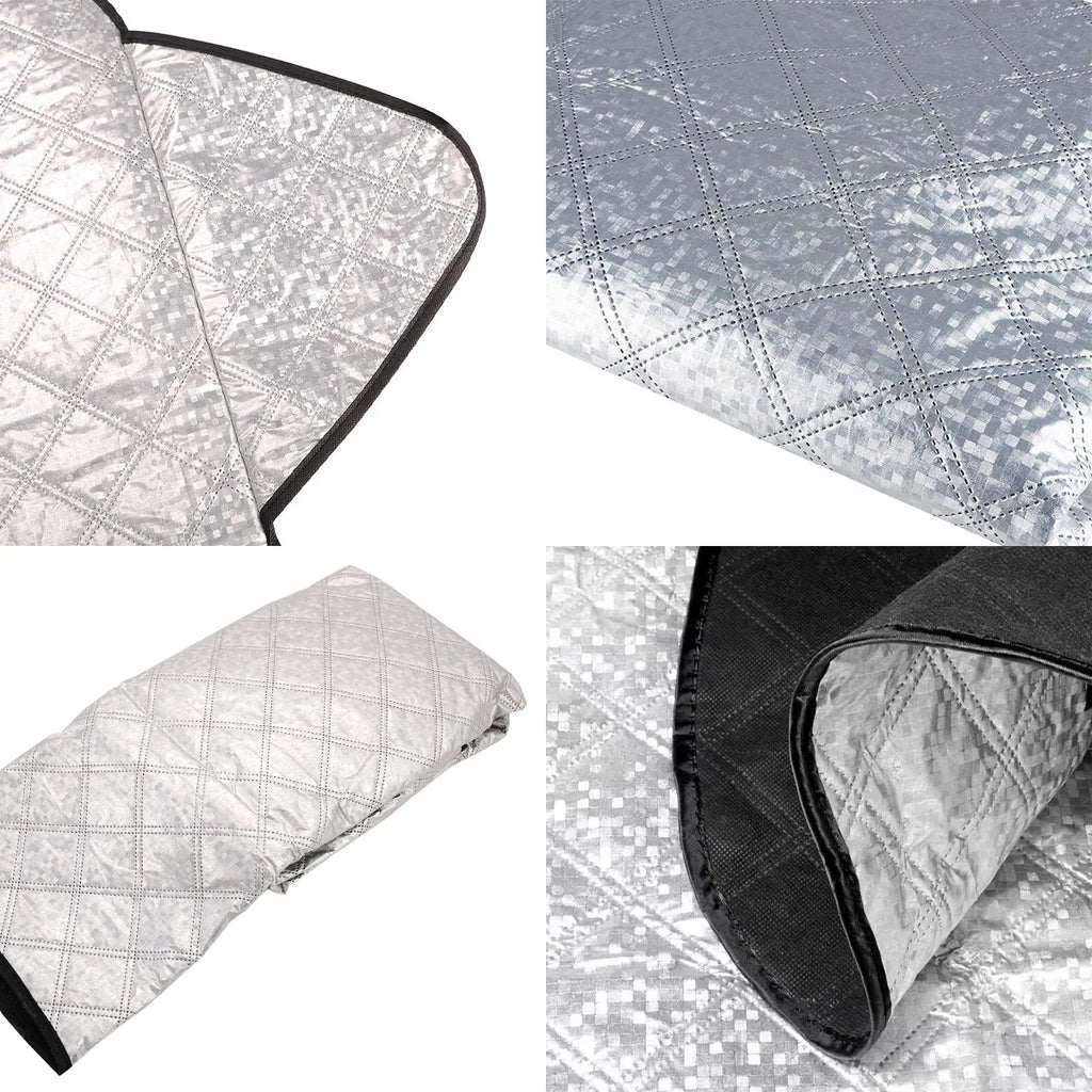 Magnetic Windshield Frost Cover with Mirror Covers