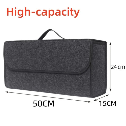 Felt Car Trunk Organizer – Large, Foldable