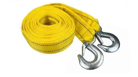Car Tow Strap with Safety Hooks – 3 or 5 Tonnes