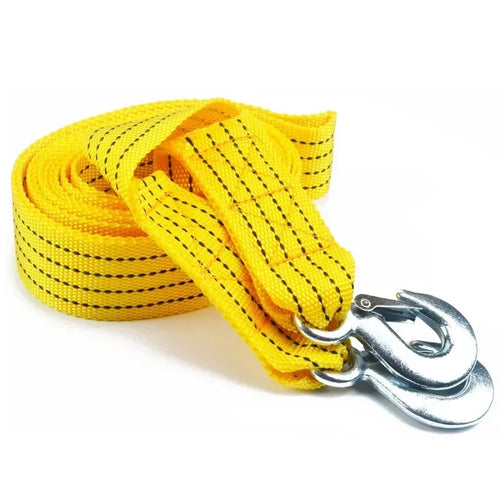 Car Tow Strap with Safety Hooks – 3 or 5 Tonnes